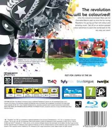 De Blob 2 (USA) box cover back